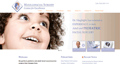 Desktop Screenshot of njfacialsurgery.com